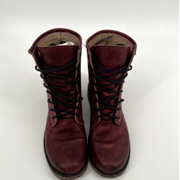 RARE Freebird by Steven Women's Size 8 Charlie Combat Boots Leather - Picture 4 of 14